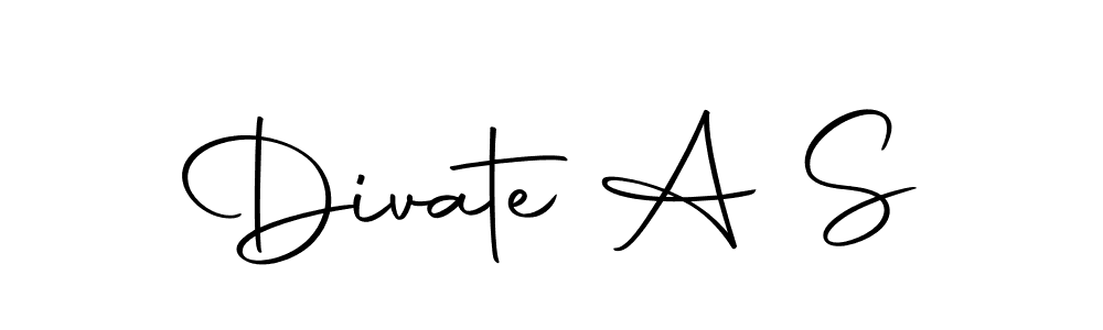 You can use this online signature creator to create a handwritten signature for the name Divate A S. This is the best online autograph maker. Divate A S signature style 10 images and pictures png