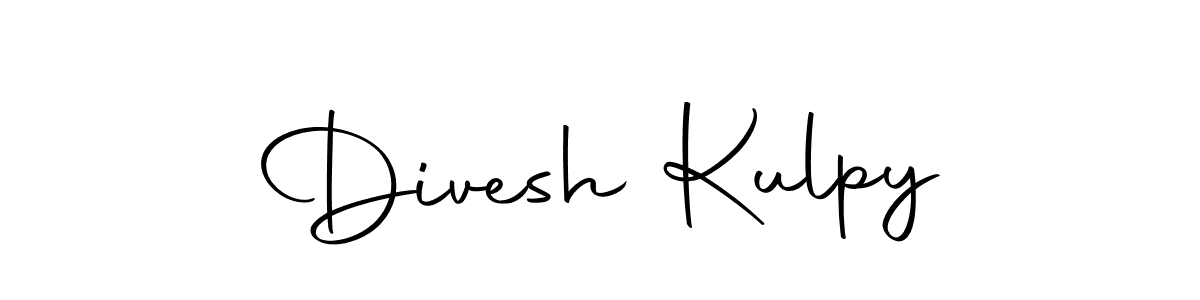 How to make Divesh Kulpy signature? Autography-DOLnW is a professional autograph style. Create handwritten signature for Divesh Kulpy name. Divesh Kulpy signature style 10 images and pictures png