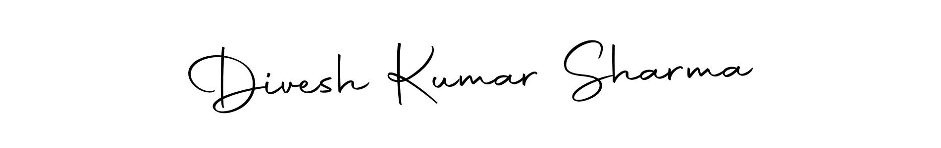 Use a signature maker to create a handwritten signature online. With this signature software, you can design (Autography-DOLnW) your own signature for name Divesh Kumar Sharma. Divesh Kumar Sharma signature style 10 images and pictures png