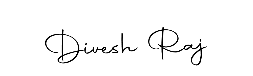 Design your own signature with our free online signature maker. With this signature software, you can create a handwritten (Autography-DOLnW) signature for name Divesh Raj. Divesh Raj signature style 10 images and pictures png