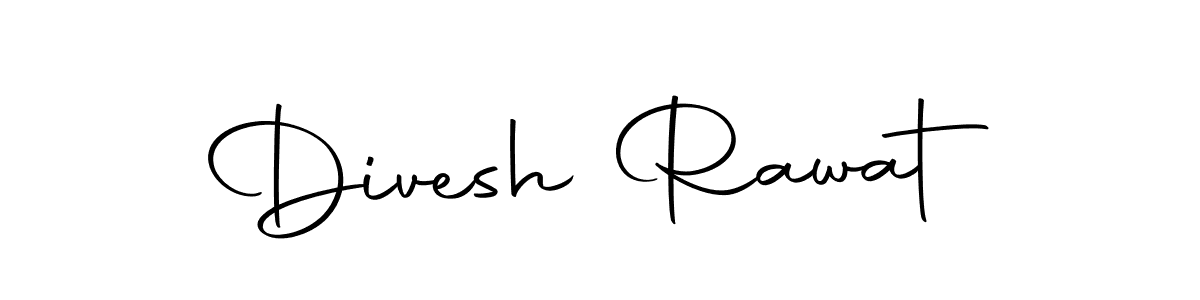 Make a beautiful signature design for name Divesh Rawat. With this signature (Autography-DOLnW) style, you can create a handwritten signature for free. Divesh Rawat signature style 10 images and pictures png
