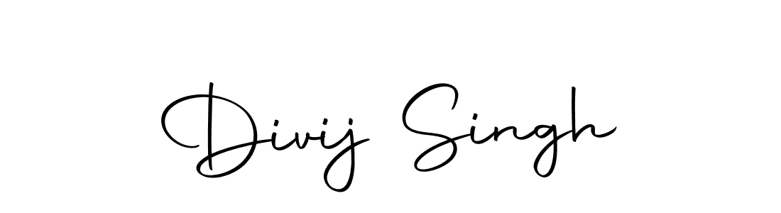 Also we have Divij Singh name is the best signature style. Create professional handwritten signature collection using Autography-DOLnW autograph style. Divij Singh signature style 10 images and pictures png