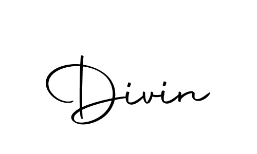 How to make Divin signature? Autography-DOLnW is a professional autograph style. Create handwritten signature for Divin name. Divin signature style 10 images and pictures png