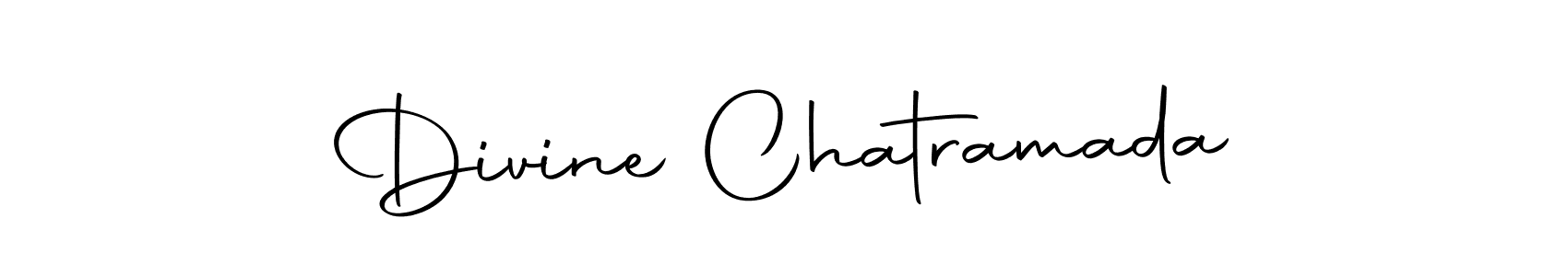 Design your own signature with our free online signature maker. With this signature software, you can create a handwritten (Autography-DOLnW) signature for name Divine Chatramada. Divine Chatramada signature style 10 images and pictures png
