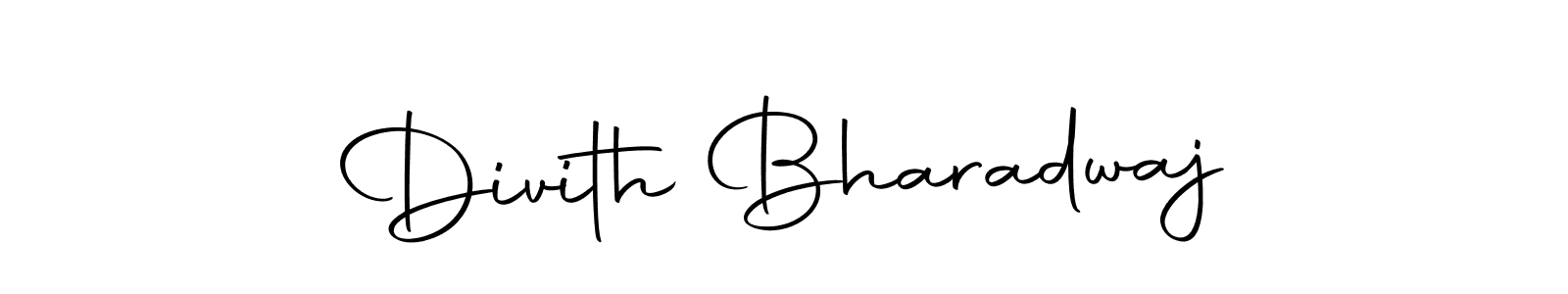 Make a beautiful signature design for name Divith Bharadwaj. Use this online signature maker to create a handwritten signature for free. Divith Bharadwaj signature style 10 images and pictures png