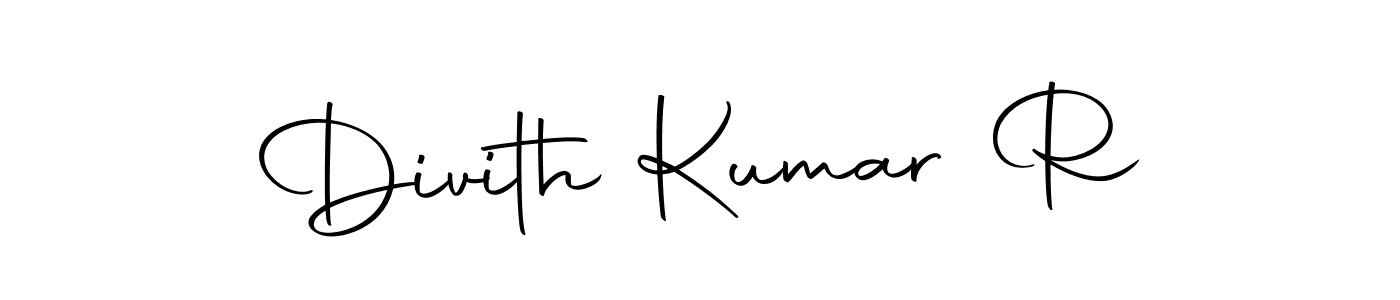 Make a beautiful signature design for name Divith Kumar R. Use this online signature maker to create a handwritten signature for free. Divith Kumar R signature style 10 images and pictures png