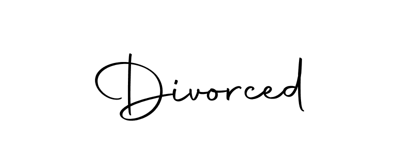 Make a beautiful signature design for name Divorced. Use this online signature maker to create a handwritten signature for free. Divorced signature style 10 images and pictures png