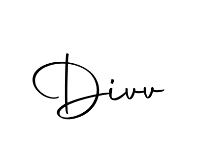Create a beautiful signature design for name Divv. With this signature (Autography-DOLnW) fonts, you can make a handwritten signature for free. Divv signature style 10 images and pictures png