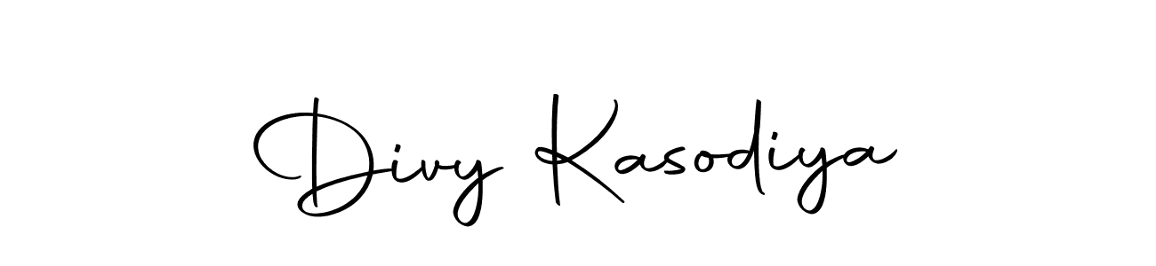 Make a beautiful signature design for name Divy Kasodiya. With this signature (Autography-DOLnW) style, you can create a handwritten signature for free. Divy Kasodiya signature style 10 images and pictures png