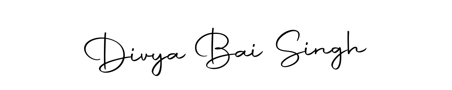 Make a beautiful signature design for name Divya Bai Singh. Use this online signature maker to create a handwritten signature for free. Divya Bai Singh signature style 10 images and pictures png