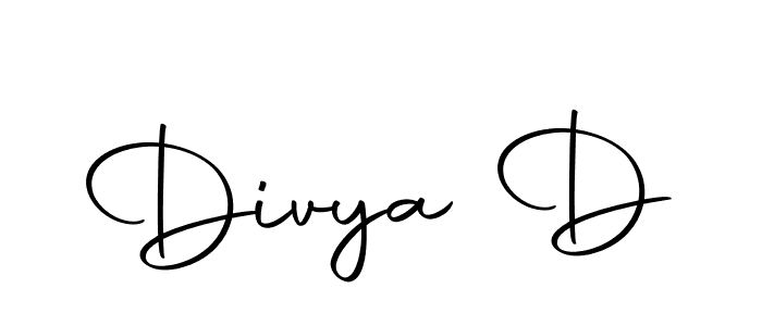 Similarly Autography-DOLnW is the best handwritten signature design. Signature creator online .You can use it as an online autograph creator for name Divya D. Divya D signature style 10 images and pictures png