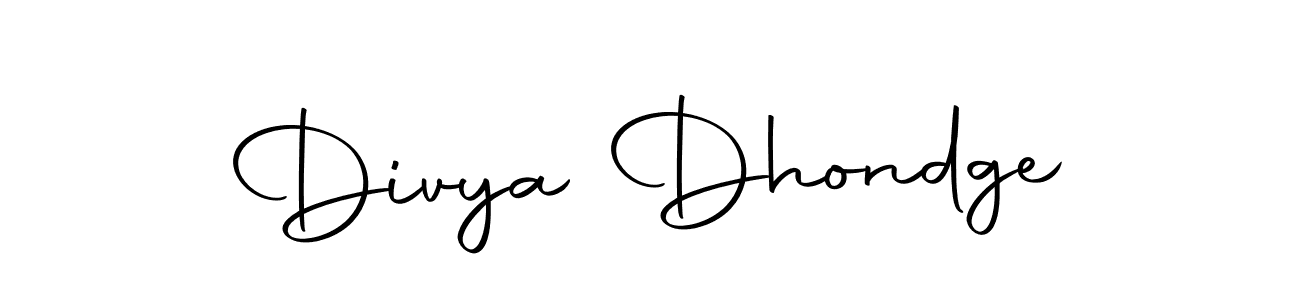 The best way (Autography-DOLnW) to make a short signature is to pick only two or three words in your name. The name Divya Dhondge include a total of six letters. For converting this name. Divya Dhondge signature style 10 images and pictures png