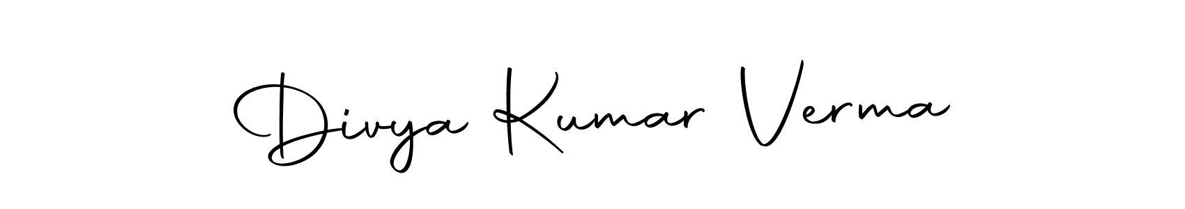 How to make Divya Kumar Verma signature? Autography-DOLnW is a professional autograph style. Create handwritten signature for Divya Kumar Verma name. Divya Kumar Verma signature style 10 images and pictures png