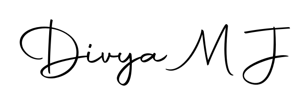 If you are searching for the best signature style for your name Divya M J, here we have designed multiple signature styles using Autography-DOLnW. Divya M J signature style 10 images and pictures png