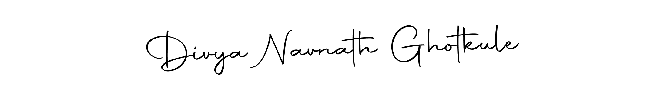 Design your own signature with our free online signature maker. With this signature software, you can create a handwritten (Autography-DOLnW) signature for name Divya Navnath Ghotkule. Divya Navnath Ghotkule signature style 10 images and pictures png