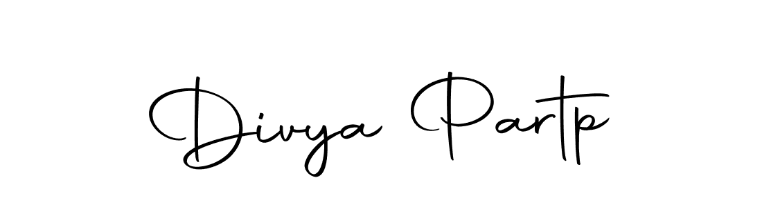 It looks lik you need a new signature style for name Divya Partp. Design unique handwritten (Autography-DOLnW) signature with our free signature maker in just a few clicks. Divya Partp signature style 10 images and pictures png