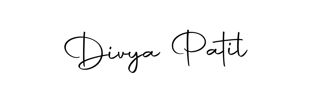 Make a beautiful signature design for name Divya Patil. With this signature (Autography-DOLnW) style, you can create a handwritten signature for free. Divya Patil signature style 10 images and pictures png