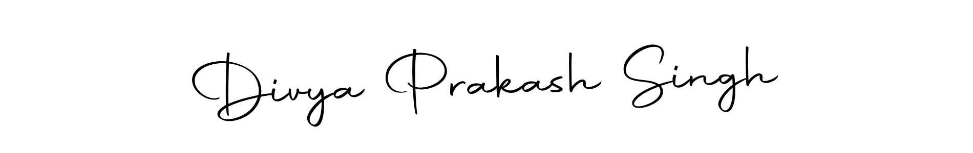 Create a beautiful signature design for name Divya Prakash Singh. With this signature (Autography-DOLnW) fonts, you can make a handwritten signature for free. Divya Prakash Singh signature style 10 images and pictures png