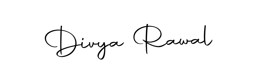 Make a short Divya Rawal signature style. Manage your documents anywhere anytime using Autography-DOLnW. Create and add eSignatures, submit forms, share and send files easily. Divya Rawal signature style 10 images and pictures png