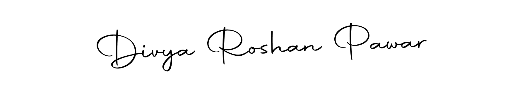 Design your own signature with our free online signature maker. With this signature software, you can create a handwritten (Autography-DOLnW) signature for name Divya Roshan Pawar. Divya Roshan Pawar signature style 10 images and pictures png