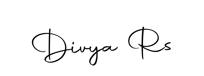 Make a beautiful signature design for name Divya Rs. With this signature (Autography-DOLnW) style, you can create a handwritten signature for free. Divya Rs signature style 10 images and pictures png