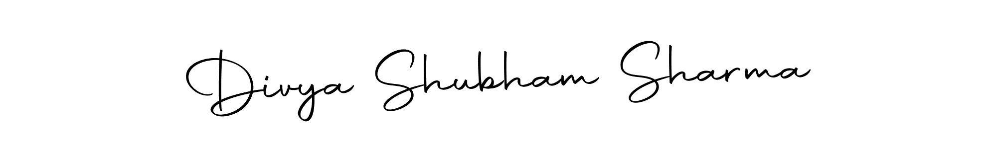 How to make Divya Shubham Sharma signature? Autography-DOLnW is a professional autograph style. Create handwritten signature for Divya Shubham Sharma name. Divya Shubham Sharma signature style 10 images and pictures png