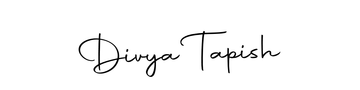 You should practise on your own different ways (Autography-DOLnW) to write your name (Divya Tapish) in signature. don't let someone else do it for you. Divya Tapish signature style 10 images and pictures png