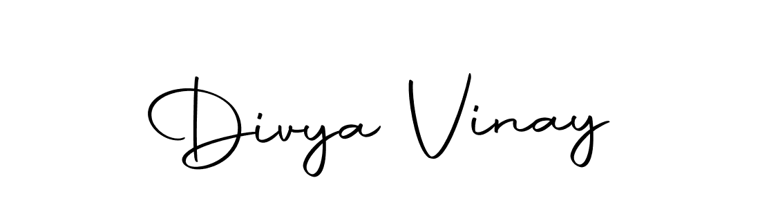 Make a short Divya Vinay signature style. Manage your documents anywhere anytime using Autography-DOLnW. Create and add eSignatures, submit forms, share and send files easily. Divya Vinay signature style 10 images and pictures png