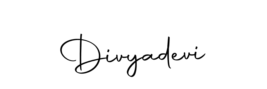 Design your own signature with our free online signature maker. With this signature software, you can create a handwritten (Autography-DOLnW) signature for name Divyadevi. Divyadevi signature style 10 images and pictures png