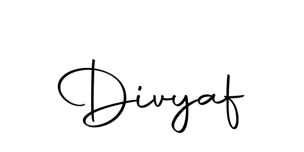 Make a beautiful signature design for name Divyaf. With this signature (Autography-DOLnW) style, you can create a handwritten signature for free. Divyaf signature style 10 images and pictures png