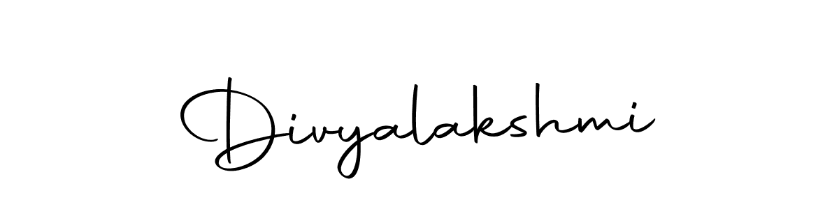 Use a signature maker to create a handwritten signature online. With this signature software, you can design (Autography-DOLnW) your own signature for name Divyalakshmi. Divyalakshmi signature style 10 images and pictures png