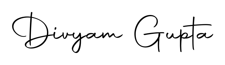The best way (Autography-DOLnW) to make a short signature is to pick only two or three words in your name. For converting this name Divyam Gupta. Divyam Gupta signature style 10 images and pictures png