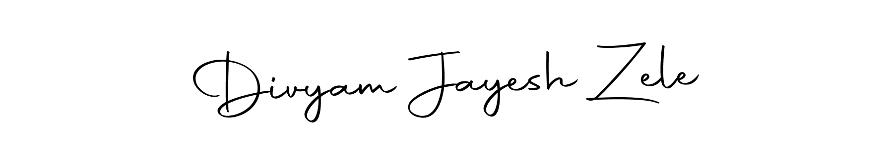 It looks lik you need a new signature style for name Divyam Jayesh Zele. Design unique handwritten (Autography-DOLnW) signature with our free signature maker in just a few clicks. Divyam Jayesh Zele signature style 10 images and pictures png