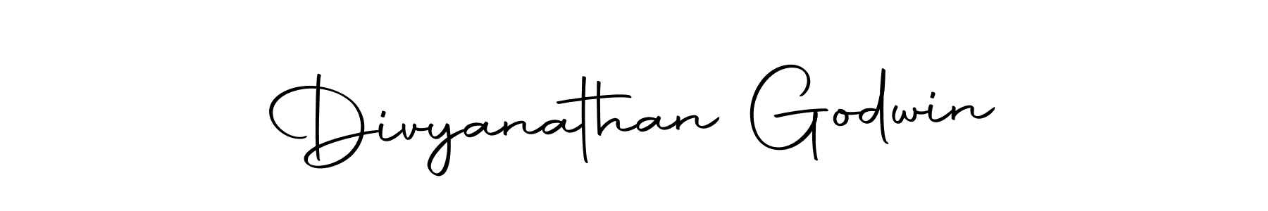 How to make Divyanathan Godwin name signature. Use Autography-DOLnW style for creating short signs online. This is the latest handwritten sign. Divyanathan Godwin signature style 10 images and pictures png