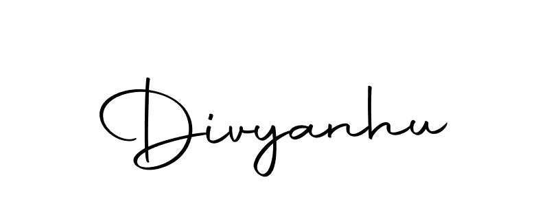 Also we have Divyanhu name is the best signature style. Create professional handwritten signature collection using Autography-DOLnW autograph style. Divyanhu signature style 10 images and pictures png