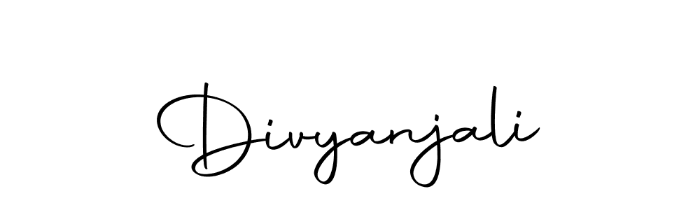 Design your own signature with our free online signature maker. With this signature software, you can create a handwritten (Autography-DOLnW) signature for name Divyanjali. Divyanjali signature style 10 images and pictures png