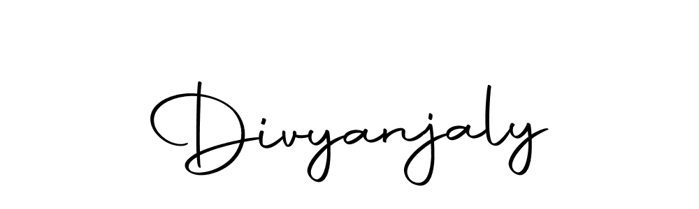 Make a beautiful signature design for name Divyanjaly. Use this online signature maker to create a handwritten signature for free. Divyanjaly signature style 10 images and pictures png