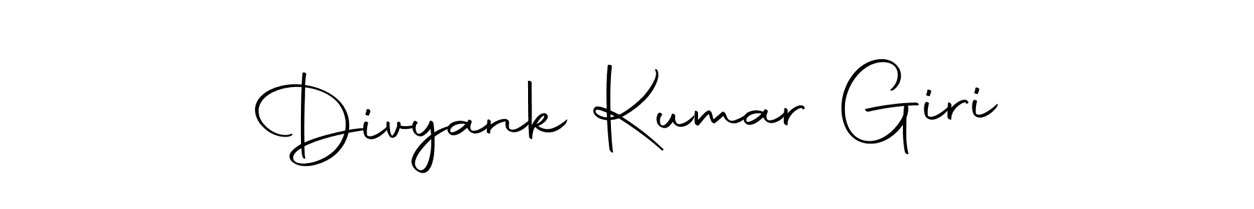 Create a beautiful signature design for name Divyank Kumar Giri. With this signature (Autography-DOLnW) fonts, you can make a handwritten signature for free. Divyank Kumar Giri signature style 10 images and pictures png