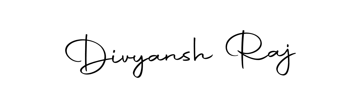 The best way (Autography-DOLnW) to make a short signature is to pick only two or three words in your name. The name Divyansh Raj include a total of six letters. For converting this name. Divyansh Raj signature style 10 images and pictures png