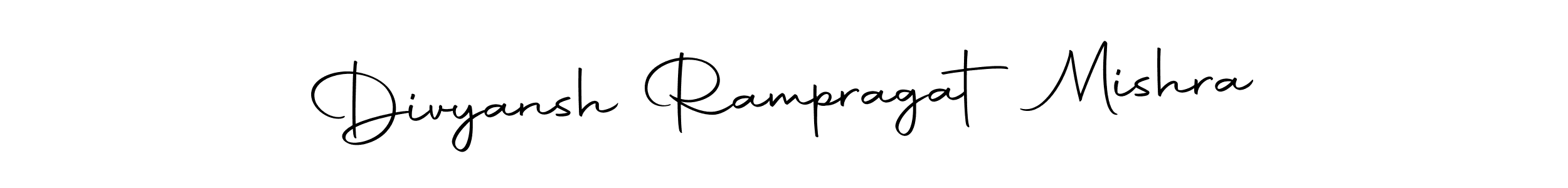 Create a beautiful signature design for name Divyansh Rampragat Mishra. With this signature (Autography-DOLnW) fonts, you can make a handwritten signature for free. Divyansh Rampragat Mishra signature style 10 images and pictures png