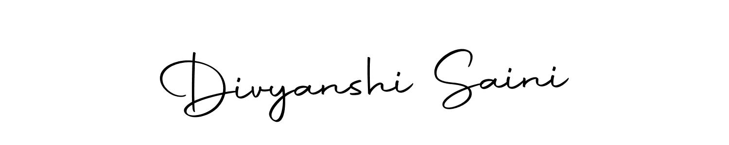 You can use this online signature creator to create a handwritten signature for the name Divyanshi Saini. This is the best online autograph maker. Divyanshi Saini signature style 10 images and pictures png