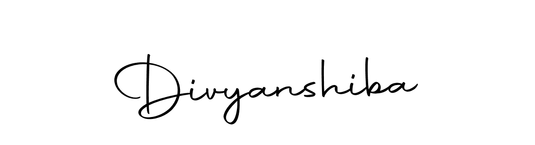 Divyanshiba stylish signature style. Best Handwritten Sign (Autography-DOLnW) for my name. Handwritten Signature Collection Ideas for my name Divyanshiba. Divyanshiba signature style 10 images and pictures png