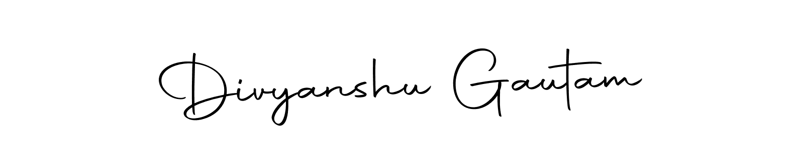 The best way (Autography-DOLnW) to make a short signature is to pick only two or three words in your name. The name Divyanshu Gautam include a total of six letters. For converting this name. Divyanshu Gautam signature style 10 images and pictures png