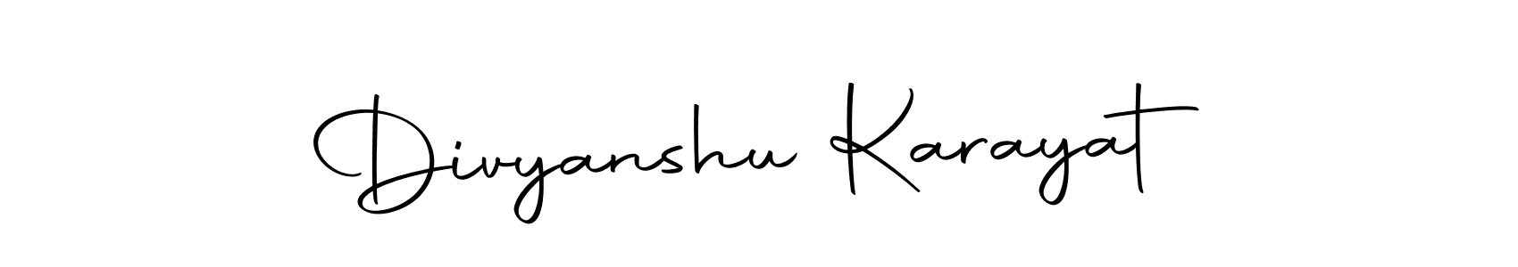 The best way (Autography-DOLnW) to make a short signature is to pick only two or three words in your name. The name Divyanshu Karayat include a total of six letters. For converting this name. Divyanshu Karayat signature style 10 images and pictures png