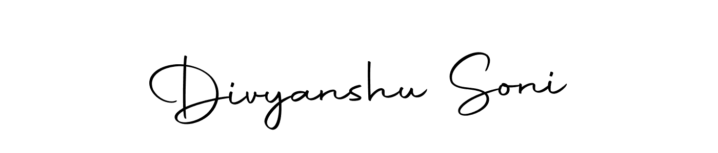 Make a beautiful signature design for name Divyanshu Soni. Use this online signature maker to create a handwritten signature for free. Divyanshu Soni signature style 10 images and pictures png