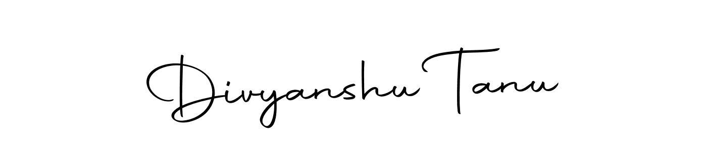 How to make Divyanshu Tanu name signature. Use Autography-DOLnW style for creating short signs online. This is the latest handwritten sign. Divyanshu Tanu signature style 10 images and pictures png