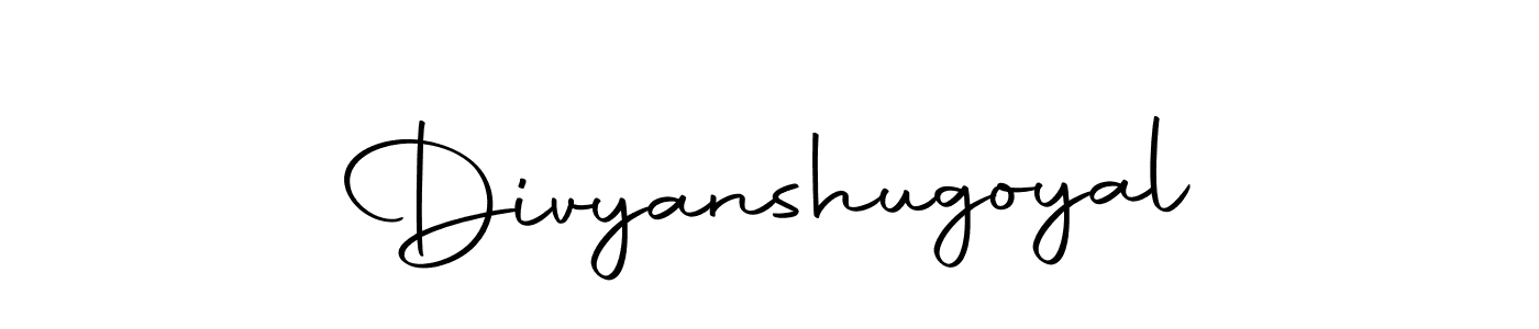Make a short Divyanshugoyal signature style. Manage your documents anywhere anytime using Autography-DOLnW. Create and add eSignatures, submit forms, share and send files easily. Divyanshugoyal signature style 10 images and pictures png