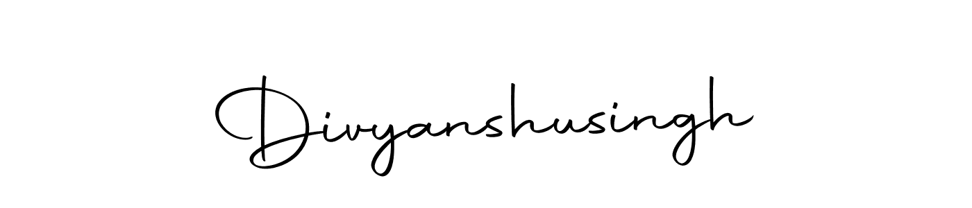 Divyanshusingh stylish signature style. Best Handwritten Sign (Autography-DOLnW) for my name. Handwritten Signature Collection Ideas for my name Divyanshusingh. Divyanshusingh signature style 10 images and pictures png