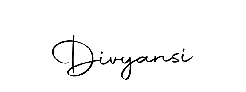 Create a beautiful signature design for name Divyansi. With this signature (Autography-DOLnW) fonts, you can make a handwritten signature for free. Divyansi signature style 10 images and pictures png