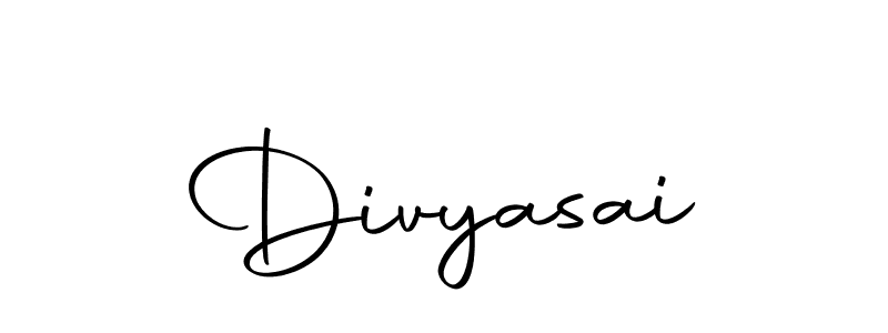 Create a beautiful signature design for name Divyasai. With this signature (Autography-DOLnW) fonts, you can make a handwritten signature for free. Divyasai signature style 10 images and pictures png